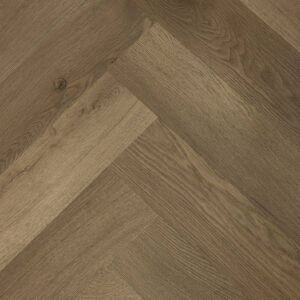 Smokey brown herringbone