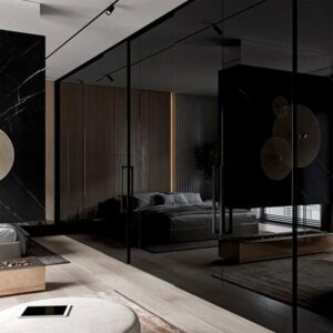 Panel Mirror Black